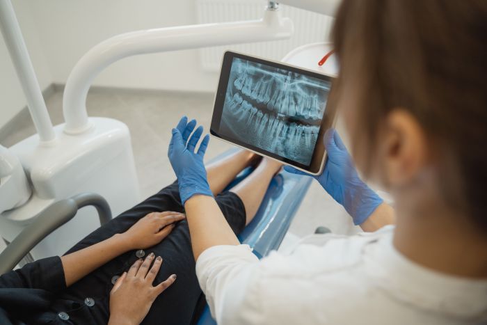 Root canal patient at Mt Eliza dental clinic