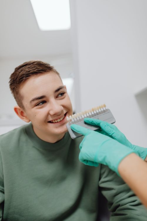Whitening can change the colour of natural teeth